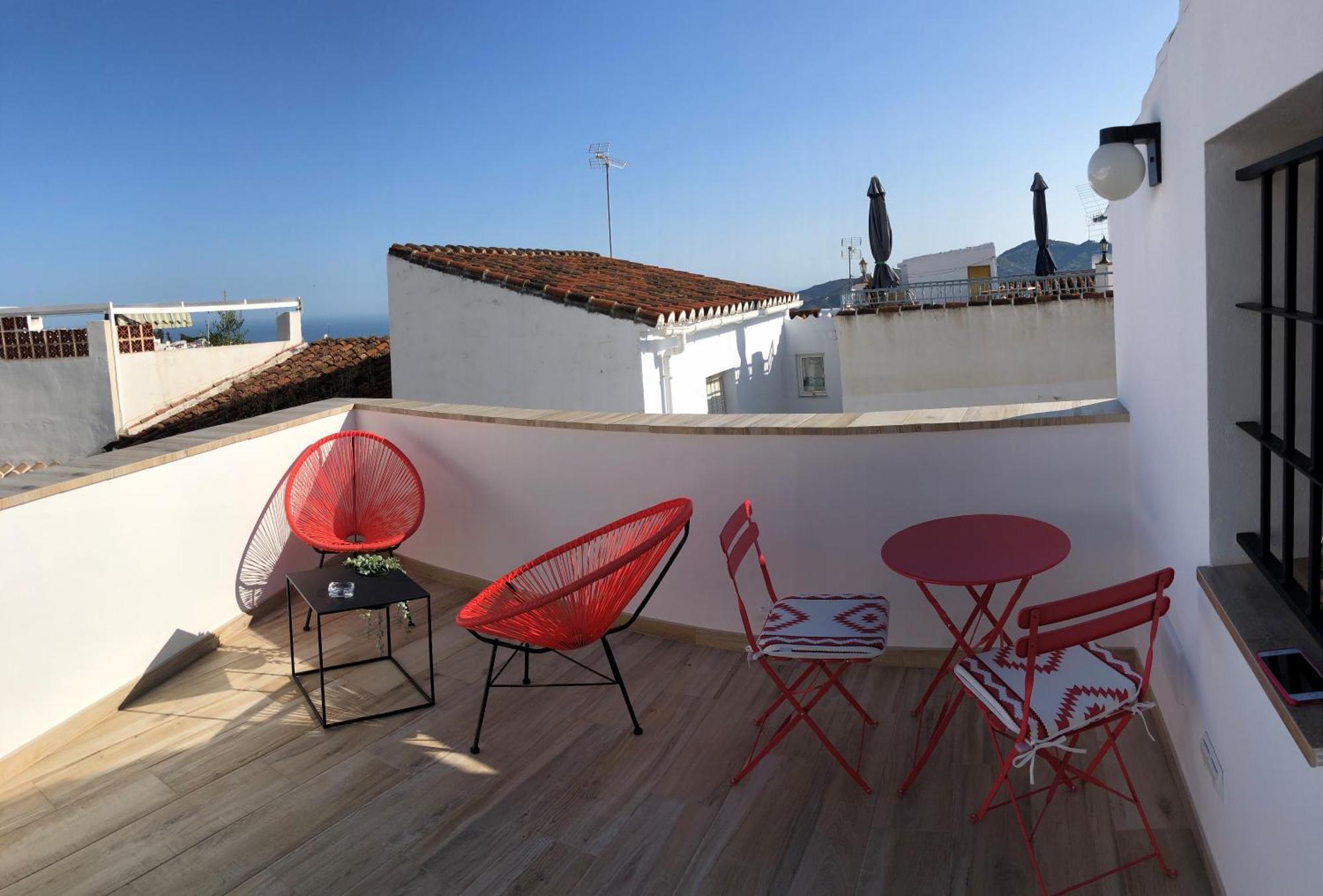 Cerezo'S House - Terrace & Jacuzzi Villa Frigiliana Exterior photo